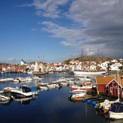 Vackara båtar i Skärhamns hamn